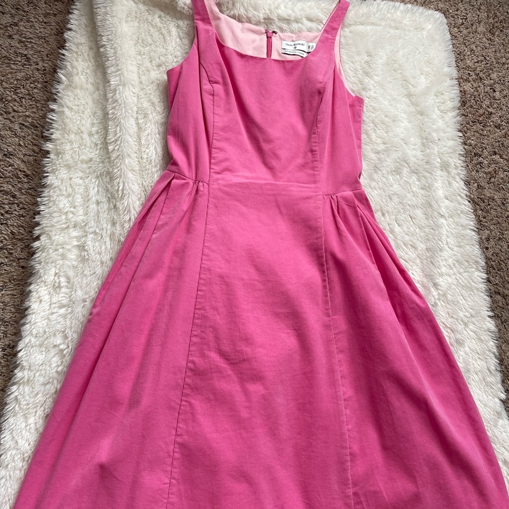 Isaac Mizrahi for Target. Pink corduroy dress.